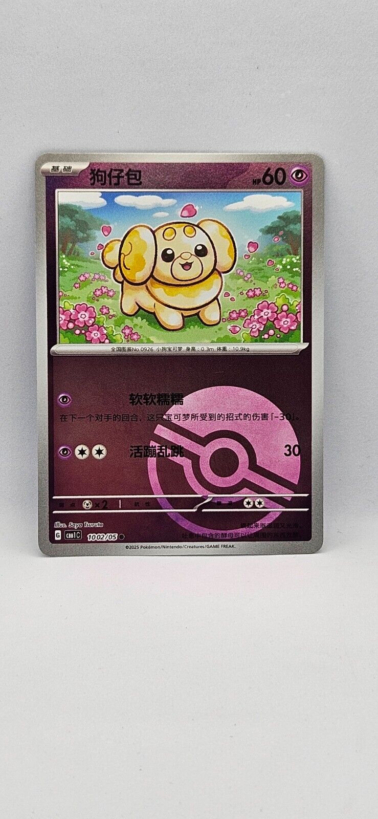 Pâtachiot CBB1C 1002/05 S-Chinese Gem Pack Card Pokeball