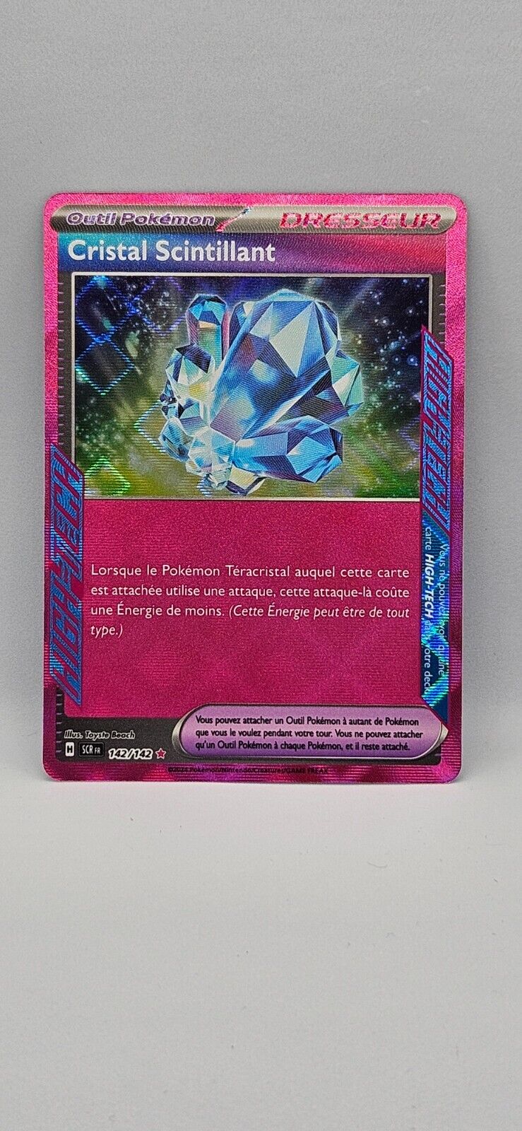 Carte Pokémon - CRISTAL SCINTILLANT 142/142 COURONNE STELLAIRE  FR